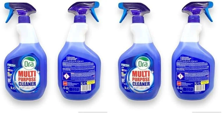 مایع تمیز کننده چند منظوره با رایحه طراوت ORA، ۱ لیتر (بسته ۲ عددی)