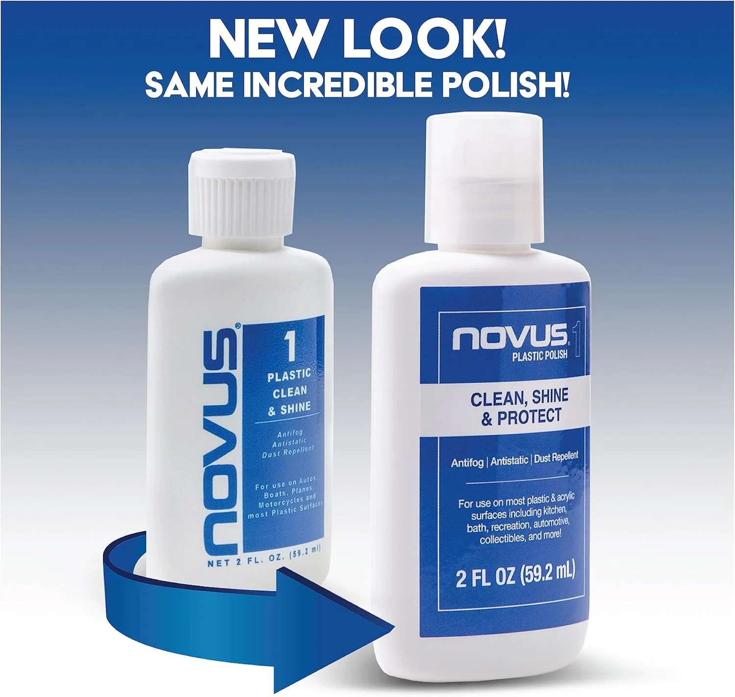 پولیش پلاستیک شماره 1 نوس، 236 میلی لیتر