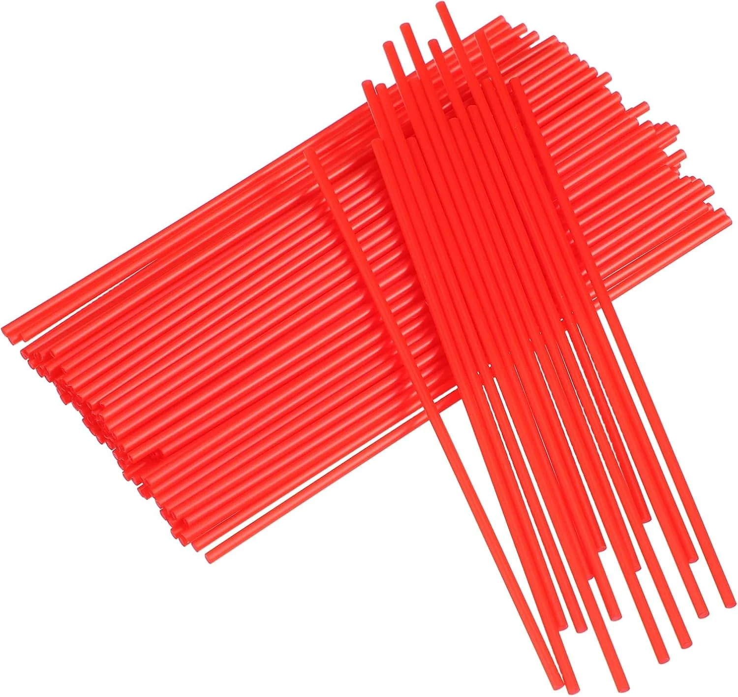 نی های قوطی اسپری NUOBESTY، 100 عدد، 4.72 اینچ، نی های جایگزین قوطی اسپری، نازل های رنگ پلاستیکی قرمز، قابل استفاده مجدد برای قوطی ها، روان کننده خودرو، روغن نافذ تمیز کننده روان کننده