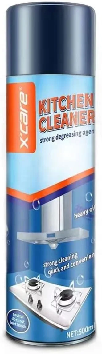 اسپری فوم پاک کننده روغن آشپزخانه 500 میلی لیتری جدید / چربی زدا چند منظوره برای گریس، جرم، لکه ها - فرمولاسیون پایه آب بدون نیاز به آبکشی، ایمن برای چوب، فلز، پلاستیک، پارچه، فضای داخلی خودرو، آشپزخانه و حمام