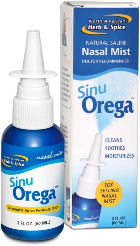 نورث امریکن هرب اند اسپایس، Sinu Orega™، اسپری بینی، 2 fl oz (60 ml)