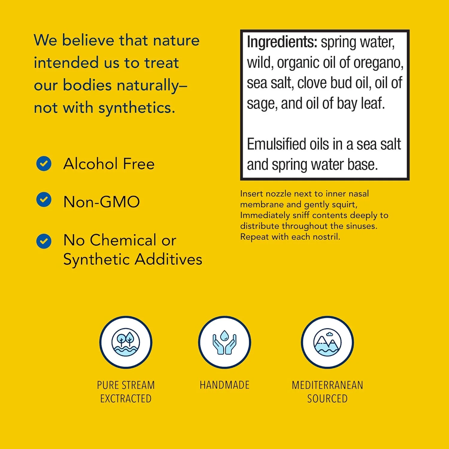 نورث امریکن هرب اند اسپایس، Sinu Orega™، اسپری بینی، 2 fl oz (60 ml)