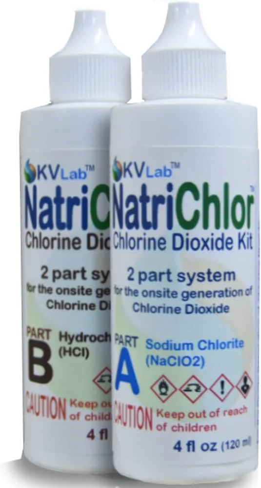 مجموعه NatriChlor CD با بطری های Accu-Drop، اندازه بسیار بزرگ HCL (در مجموع 8 اونس)