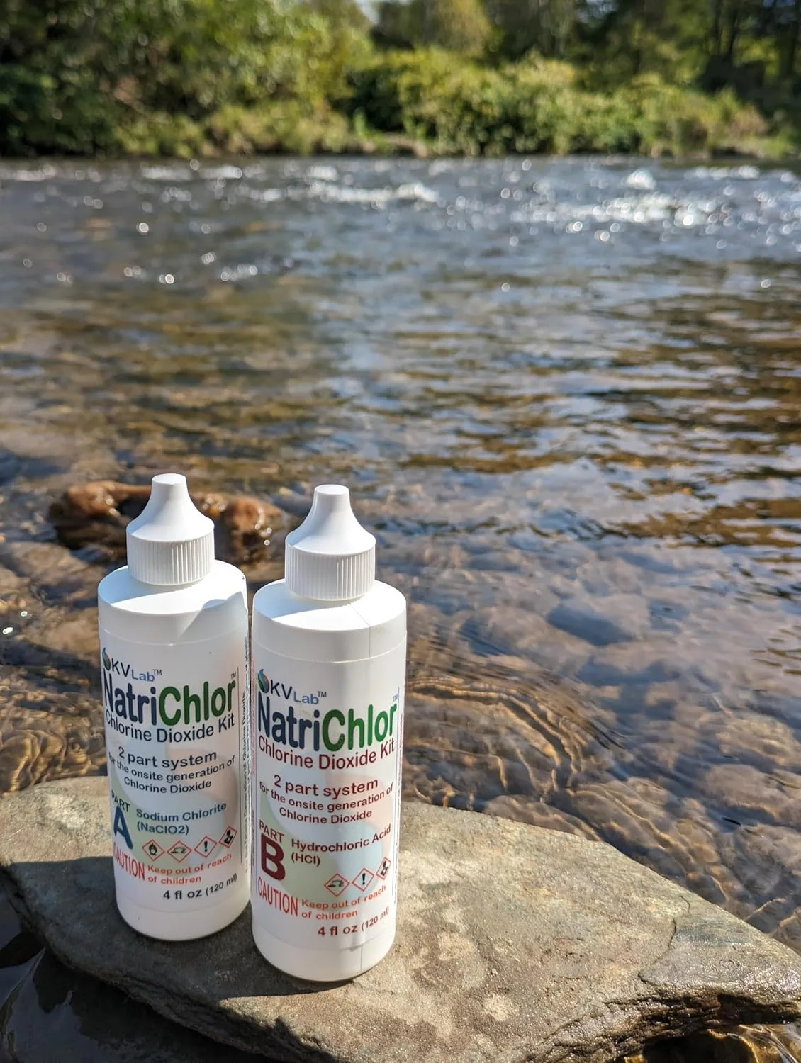 مجموعه NatriChlor CD با بطری های Accu-Drop، اندازه بسیار بزرگ HCL (در مجموع 8 اونس)