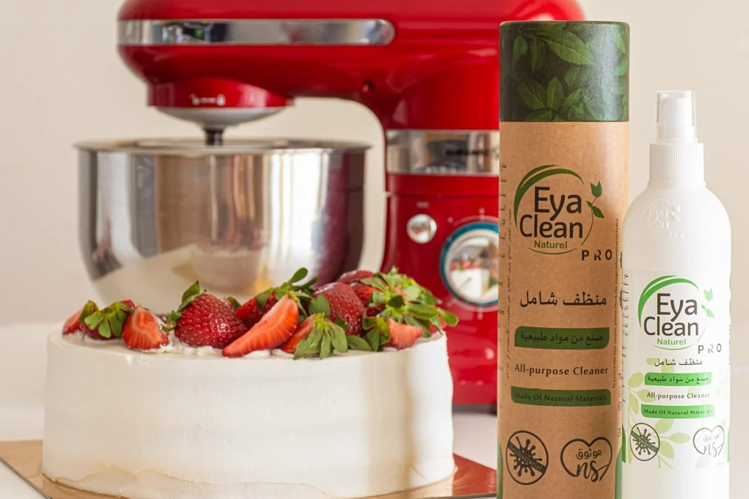 اسپری پاک کننده چند منظوره طبیعی Eya Clean Pro، مناسب برای منزل و آشپزخانه، پاک کننده سطوح و کف، غیر سمی، 100% ارگانیک - 100 میلی لیتر