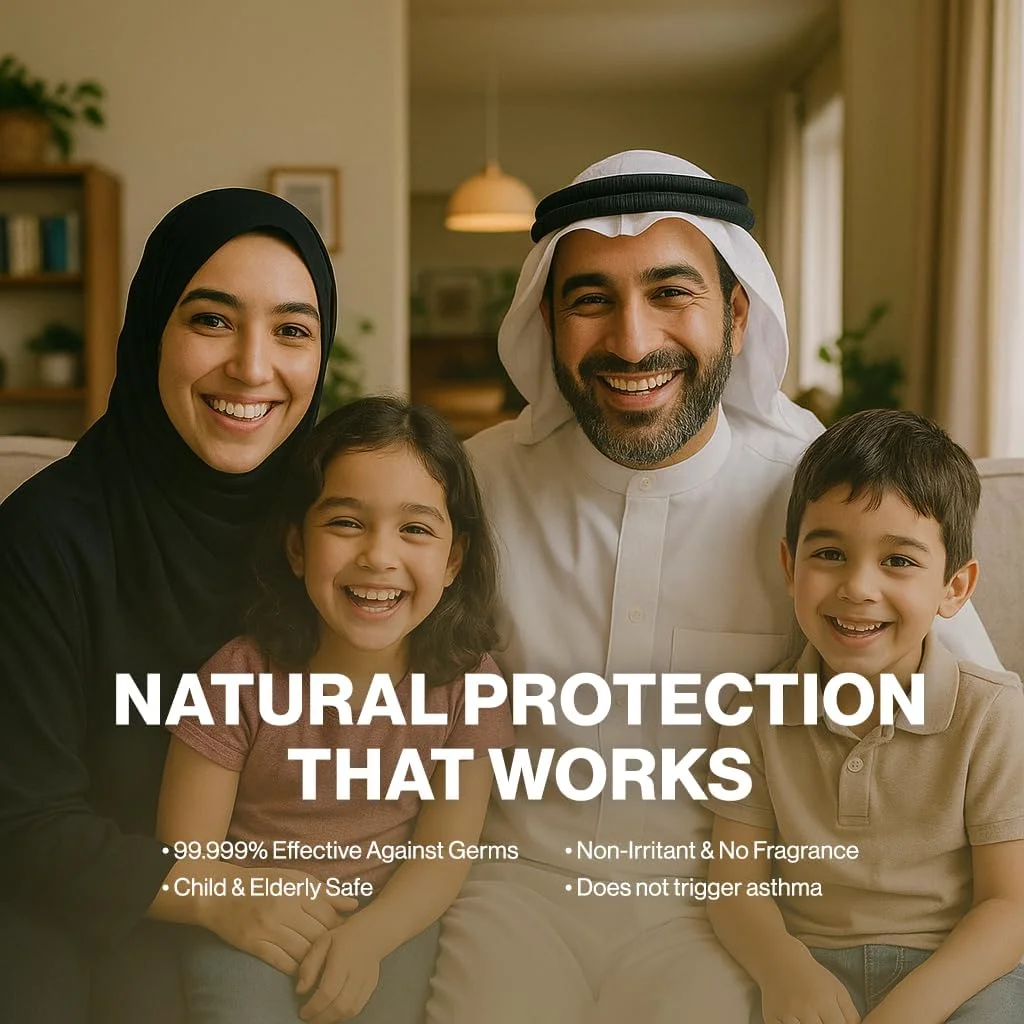 اسپری پاک کننده چند منظوره طبیعی، اسید هیپوکلروس - از بین برنده 99.9٪ میکروب ها | پاک کننده چند سطحی غیر سمی | اسپری ضد عفونی کننده و پاک کننده سازگار با محیط زیست برای آشپزخانه و خانه - (بطری 500 میلی لیتری)