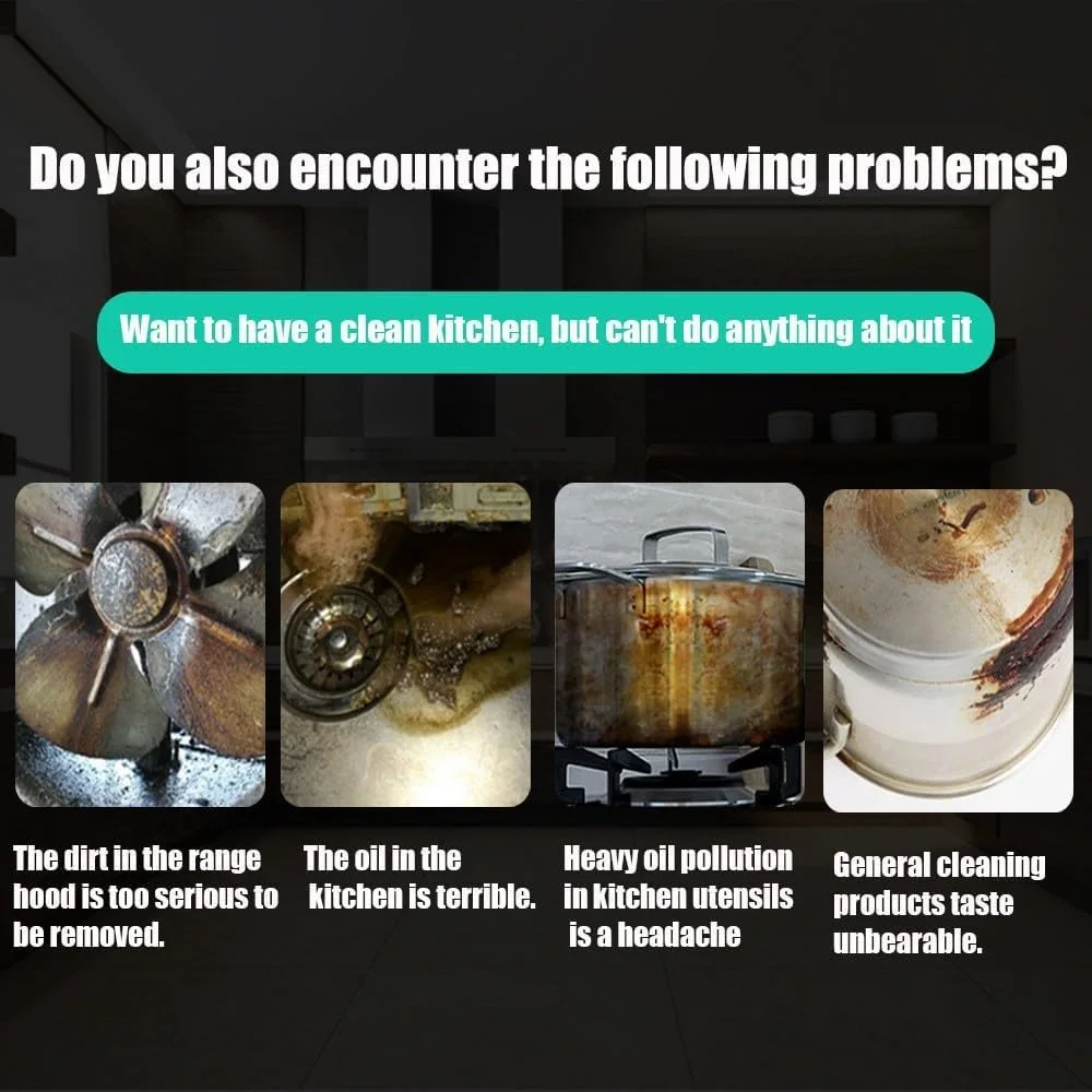 پاک کننده لکه های روغن سنگین حباب NALACAL، پاک کننده فوم چند منظوره هود، پاک کننده عمیق فوم لکه روغن 100 میلی لیتر، پاک کننده حباب چربی و کثیفی سرسخت، برای هود، اجاق گاز، قابلمه، گریل، سینک