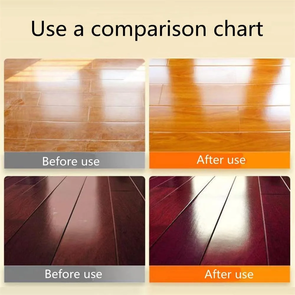 مایع تمیز کننده چند منظوره کف، پاک کننده قوی لکه های زمین Azonee، تمیز کننده کریستال سنگ، پولیش کف چوب، درخشش طبیعی، از بین برنده خط و خش، برای مرمر، کاشی، 500ML * 2 عدد