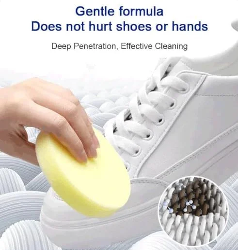 کرم تمیز کننده چند منظوره کفش سفید، کرم تمیز کننده چند منظوره، کرم چند منظوره تمیز کننده و لکه بر، خمیر جامد ضد آلودگی، کرم تمیز کننده لکه های کفش، بدون نیاز به شستشو (*2)