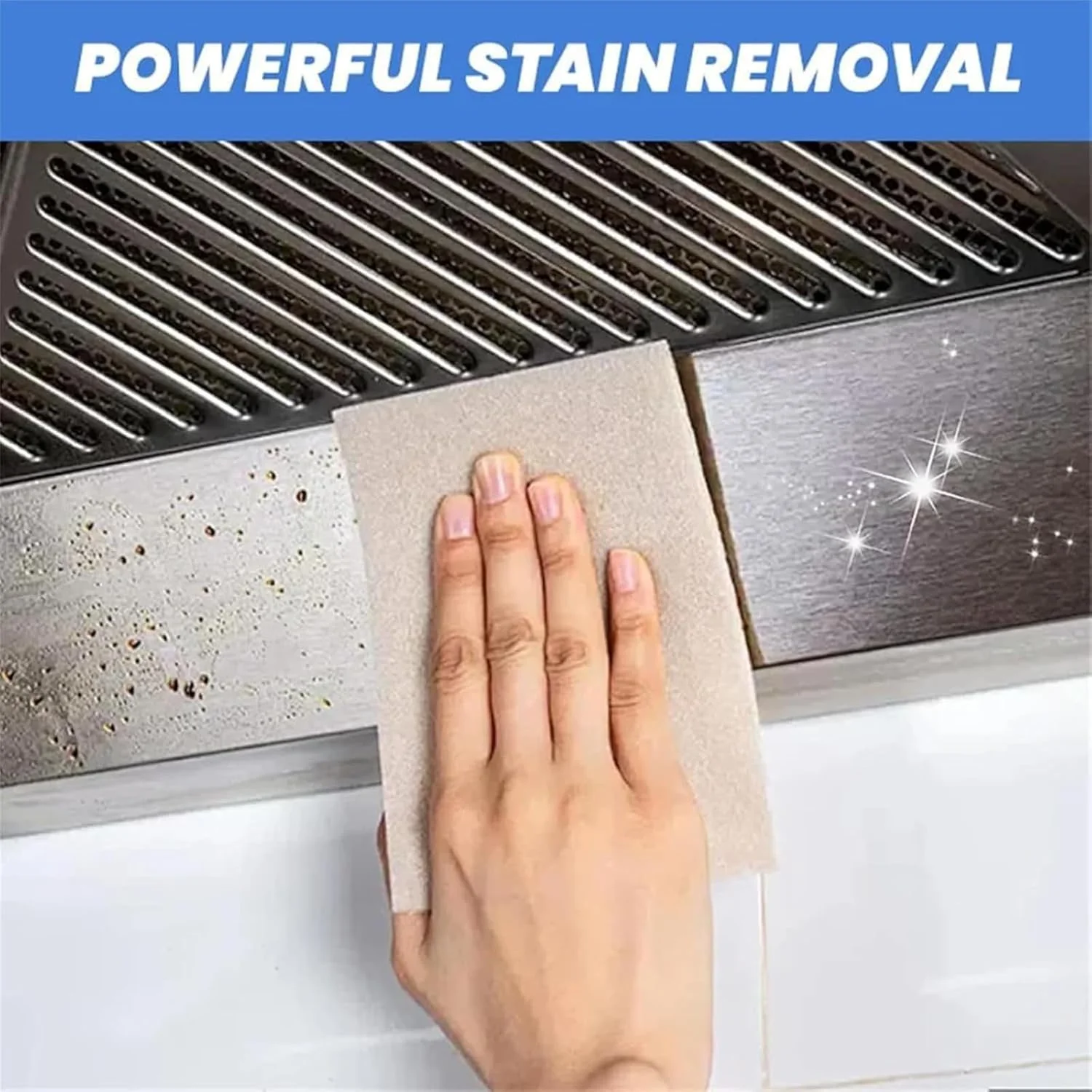 کرم پاک کننده چند منظوره موثر با اسفنج، کرم تمیز کننده چند منظوره خانگی، کرم تمیز کننده چند منظوره، کرم تمیز کننده و لکه بر، تمیز کننده کفش سفید (1 عدد)