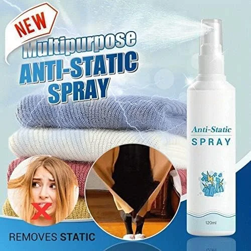 اسپری استاتیک گارد، اسپری ضد الکتریسیته ساکن چند منظوره، اسپری های از بین برنده الکتریسیته ساکن برای لباس، اسپری ضد الکتریسیته ساکن بدون باقی مانده، کاهش چسبندگی الکتریسیته ساکن، اسپری ضد الکتریسیته ساکن سایز مسافرتی (2 عدد)