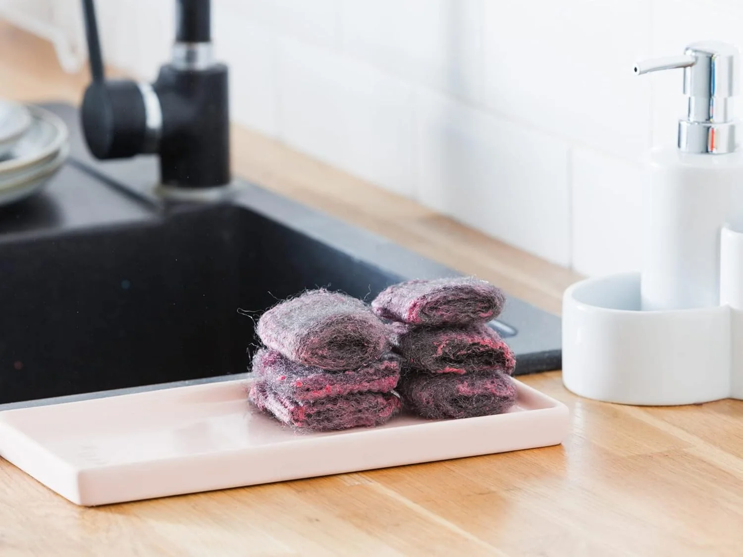 پد صابونی چند منظوره یورک (بسته 6 عددی) تمیز کننده عمیق ظروف، اسکاچ آشپزخانه