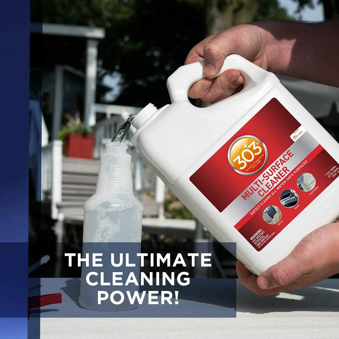 اسپری پاک کننده چند منظوره 303، پاک کننده همه منظوره برای خانه، پاسیو، مراقبت از خودرو و فضای باز، 128 fl. oz.