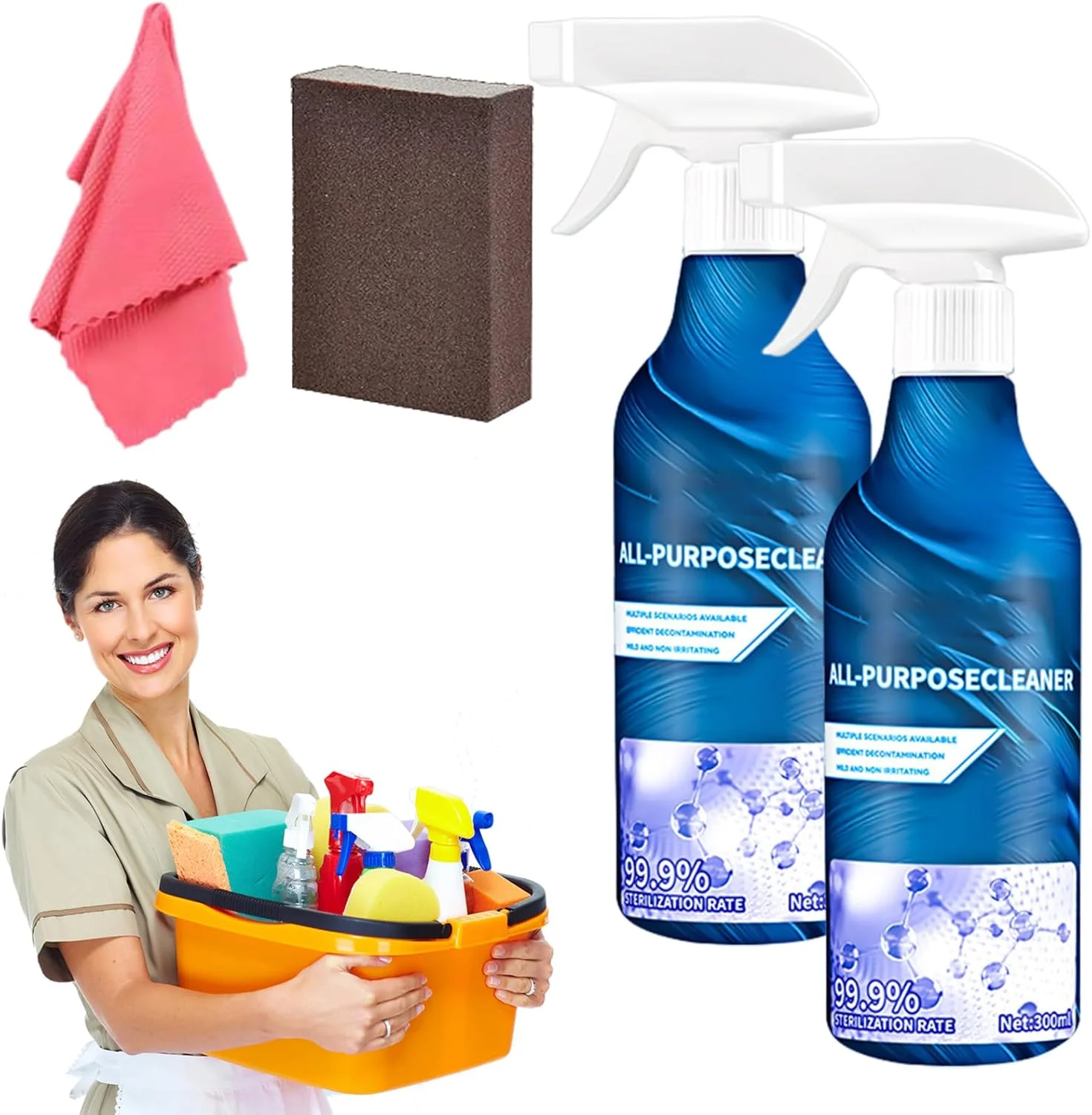 کرم تمیز کننده چند منظوره جاتون 300 میلی لیتر (2 عدد) - مناسب آشپزخانه و حمام