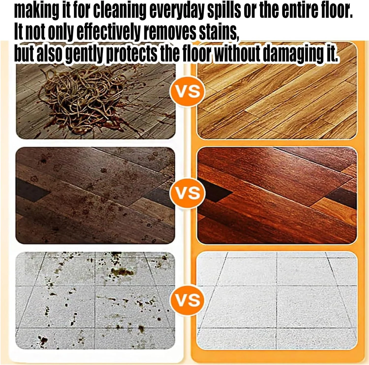 محلول چند منظوره تمیز کننده کف، ایمن و موثر برای تمام سطوح، تمیز کننده و خوشبو کننده بدون آسیب رساندن به کف، محلول ضد عفونی کننده چند منظوره، ایده آل برای خانه و محل کار، 1 عدد