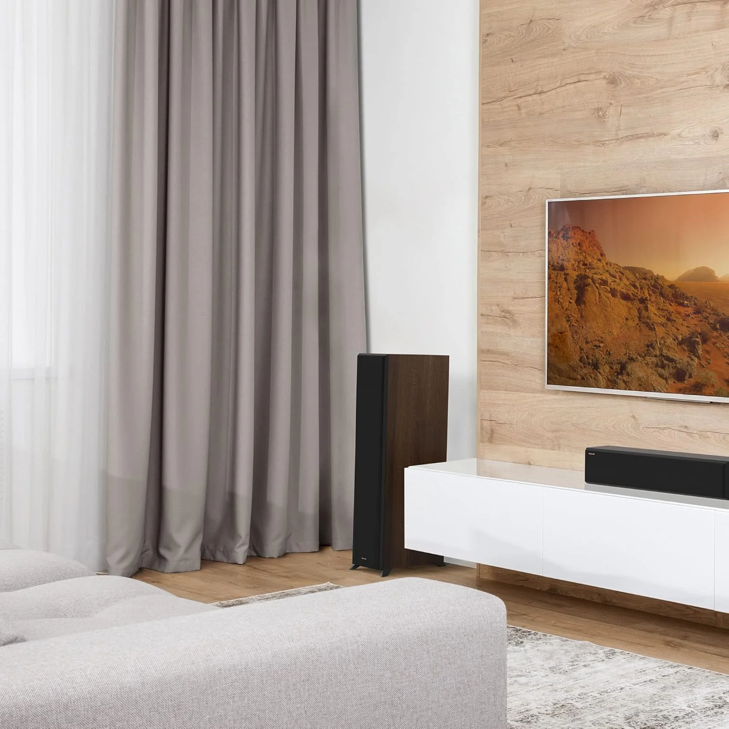 اسپیکر ایستاده Klipsch Reference Premiere RP-6000F II با هورن بزرگتر 90° x 90° Hybrid Tractrix، تیوتر 1 اینچی، ووفر 6.5 اینچی و گزینه های ادغام Dolby Atmos برای صدای سینمای خانگی در رنگ گردویی اسپیکر ایستاده Klipsch Reference Premiere RP-6000F II با هورن بزرگتر 90° x 90° Hybrid Tractrix، تیوتر 1 اینچی، ووفر 6.5 اینچی و گزینه های ادغام Dolby Atmos برای صدای سینمای خانگی در رنگ گردویی