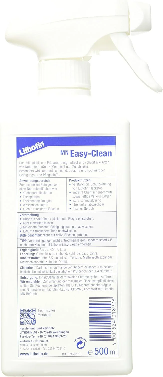 اسپری تمیز کننده آسان سنگ لیتوفین MN، 500 میلی لیتر اسپری تمیز کننده آسان سنگ لیتوفین MN، 500 میلی لیتر