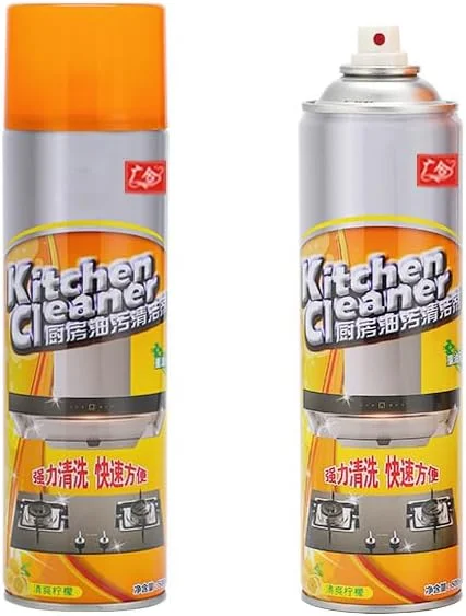 مایع تمیز کننده آشپزخانه 500 میلی لیتری، پاک کننده لکه های روغن، عامل تمیز کننده روغن های سنگین برای هود، اسپری تمیز کننده آشپزخانه، پاک کننده لکه های روغن و گریس، اسپری پاک کننده فر، بهترین محصول برای تمیز کردن.