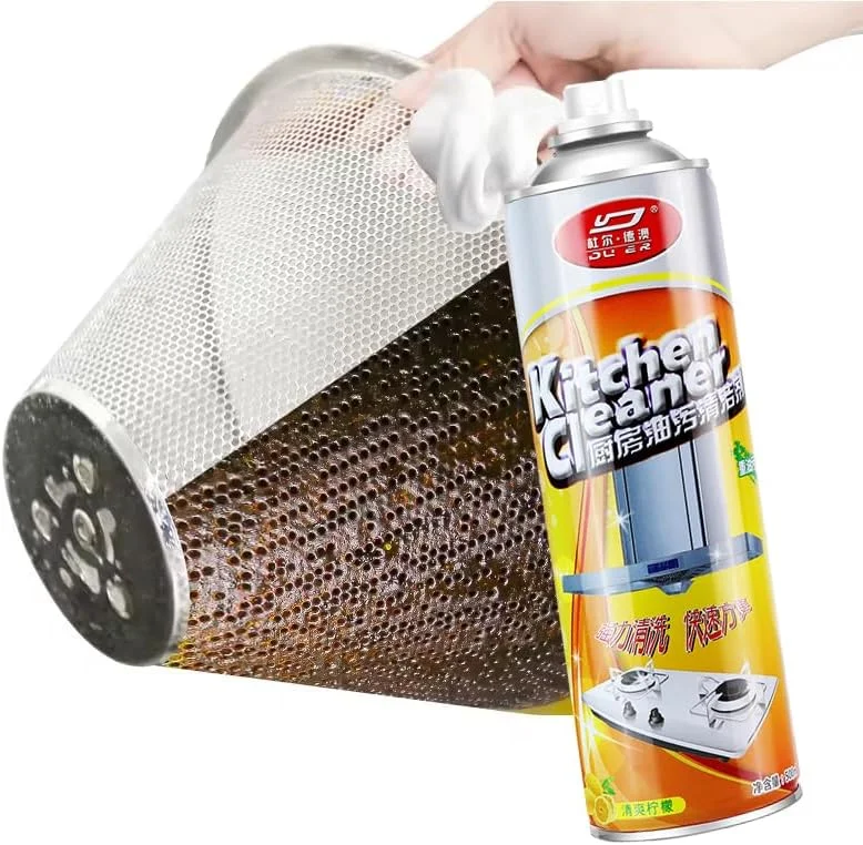 مایع تمیز کننده آشپزخانه 500 میلی لیتری، پاک کننده لکه های روغن، عامل تمیز کننده روغن های سنگین برای هود، اسپری تمیز کننده آشپزخانه، پاک کننده لکه های روغن و گریس، اسپری پاک کننده فر، بهترین محصول برای تمیز کردن.