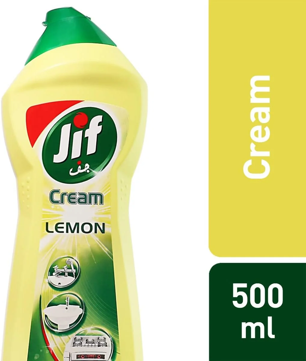 کرم تمیز کننده سطوح Jif - لیمو، 2 عدد 500 میلی لیتری