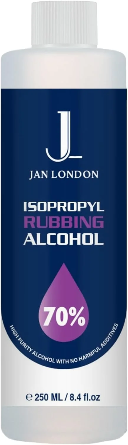 الکل ایزوپروپیل طبی جان لندن، IPA 70% - ضدعفونی کننده و پاک کننده چند منظوره برای زخم ها، سطوح، لوازم الکترونیکی - خشک شدن سریع، بدون باقی مانده، 250 میلی لیتر الکل ایزوپروپیل طبی جان لندن، IPA 70% - ضدعفونی کننده و پاک کننده چند منظوره برای زخم ها، سطوح، لوازم الکترونیکی - خشک شدن سریع، بدون باقی مانده، 250 میلی لیتر