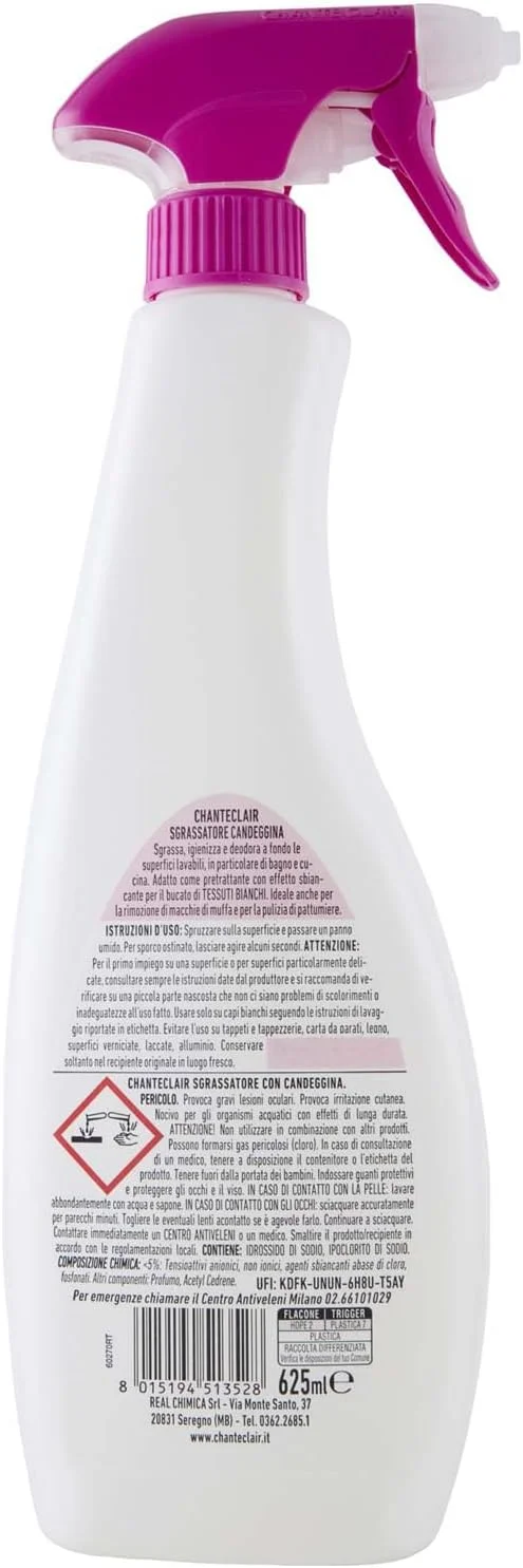 چربی زدای سفید کننده شانتکلیر حجم 625 میلی لیتر