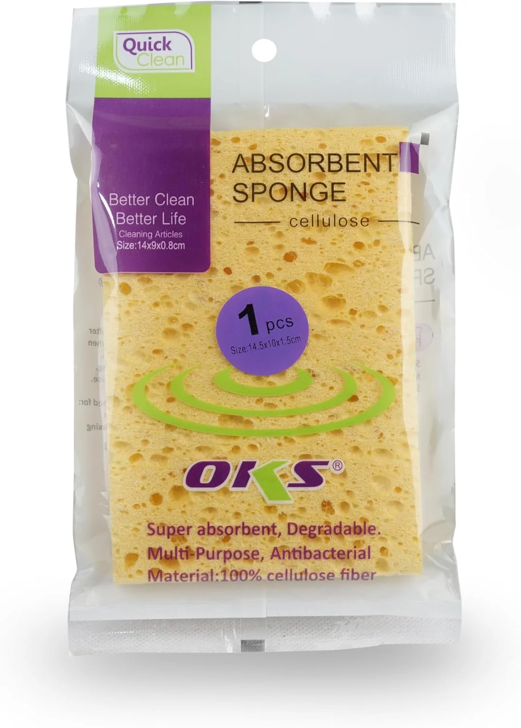 اسفنج فوق العاده جاذب HOME DWELL - 1 عدد - ایده آل برای تمیز کردن سریع و جذب مایعات