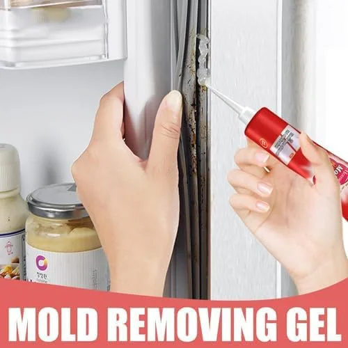 ژل پاک کننده کپک خانگی، 2 عدد ژل شیمیایی پاک کننده کپک 120 گرمی، ژل پاک کننده سریع و قوی کپک مناسب برای لکه های کاشی آشپزخانه و حمام
