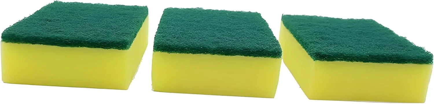 اسفنج آشپزخانه HOME DWELL بسته 3 عددی - اسفنج های تمیز کننده چند منظوره برای استفاده روزمره