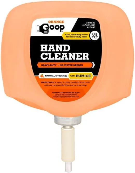 مایع نارنجی گوپ با سنگ پا، کارتریج 2 لیتری