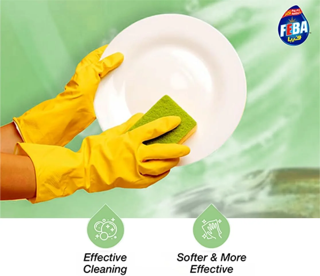 مایع پاک کننده همه منظوره Feba با رایحه سیب سبز، ۴ کیلوگرم