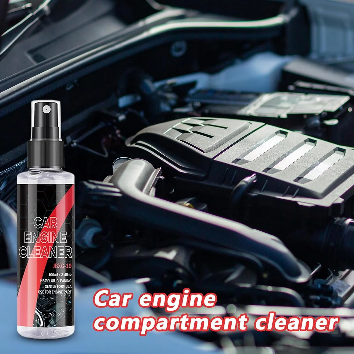 محلول چربی زدا موتور - 100 میلی لیتر، پاک کننده محفظه موتور خودرو، لوازم دیتیلینگ خودرو با ماندگاری طولانی، ابزار تمیز کننده حرفه ای برای از بین بردن لکه های روغن، دوده کربن و گرد و غبار محلول چربی زدا موتور - 100 میلی لیتر، پاک کننده محفظه موتور خودرو، لوازم دیتیلینگ خودرو با ماندگاری طولانی، ابزار تمیز کننده حرفه ای برای از بین بردن لکه های روغن، دوده کربن و گرد و غبار