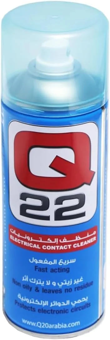 اسپری تمیز کننده اتصالات الکتریکی، Q22 400 میلی لیتر، آبی اسپری تمیز کننده اتصالات الکتریکی، Q22 400 میلی لیتر، آبی