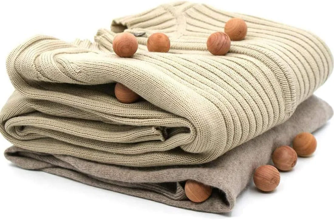 توپک های ضد بید چوبی سدر Electrohome، بسته 50 عددی، با محافظت از بو، خوشبو کننده کمد و کشو