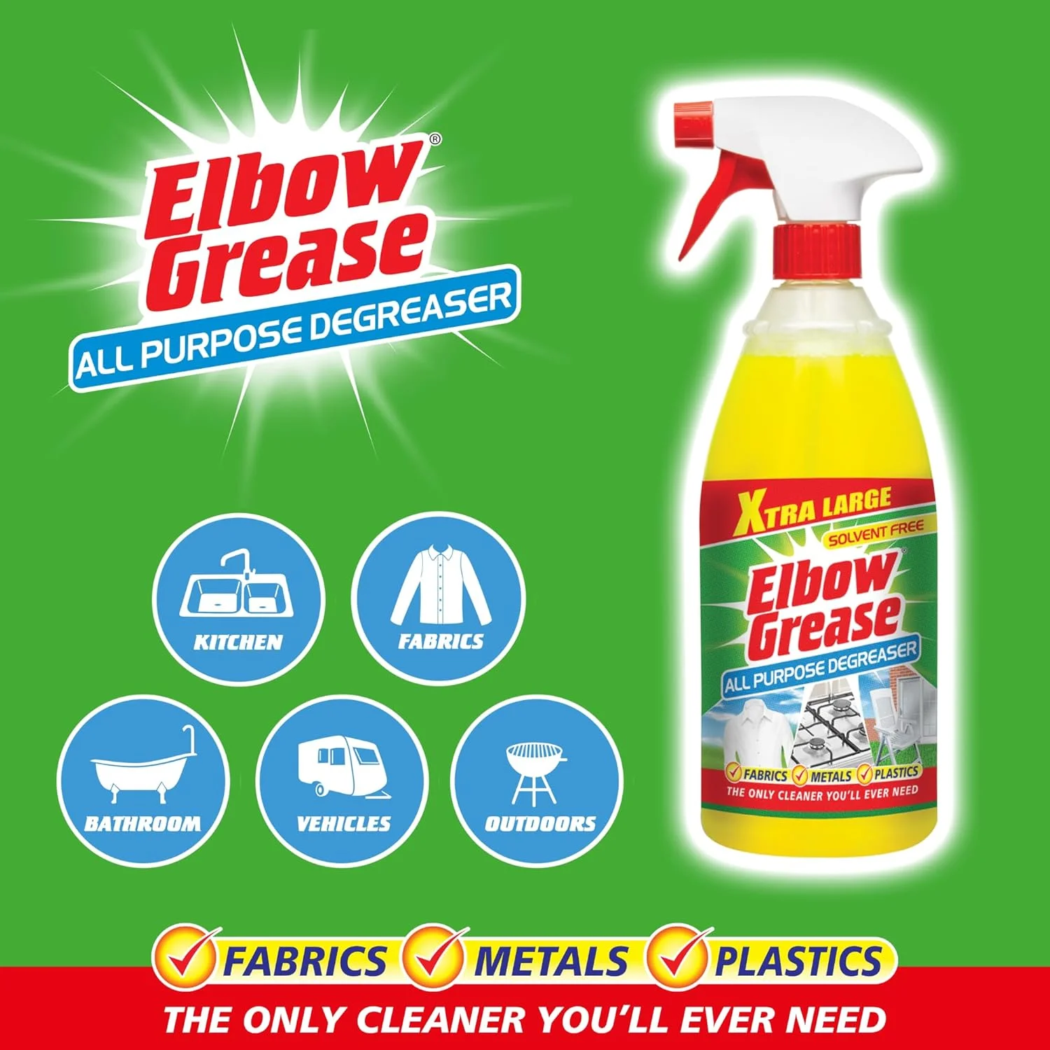 چربی زدا همه منظوره Elbow Grease، سایز خیلی بزرگ، 1 لیتر