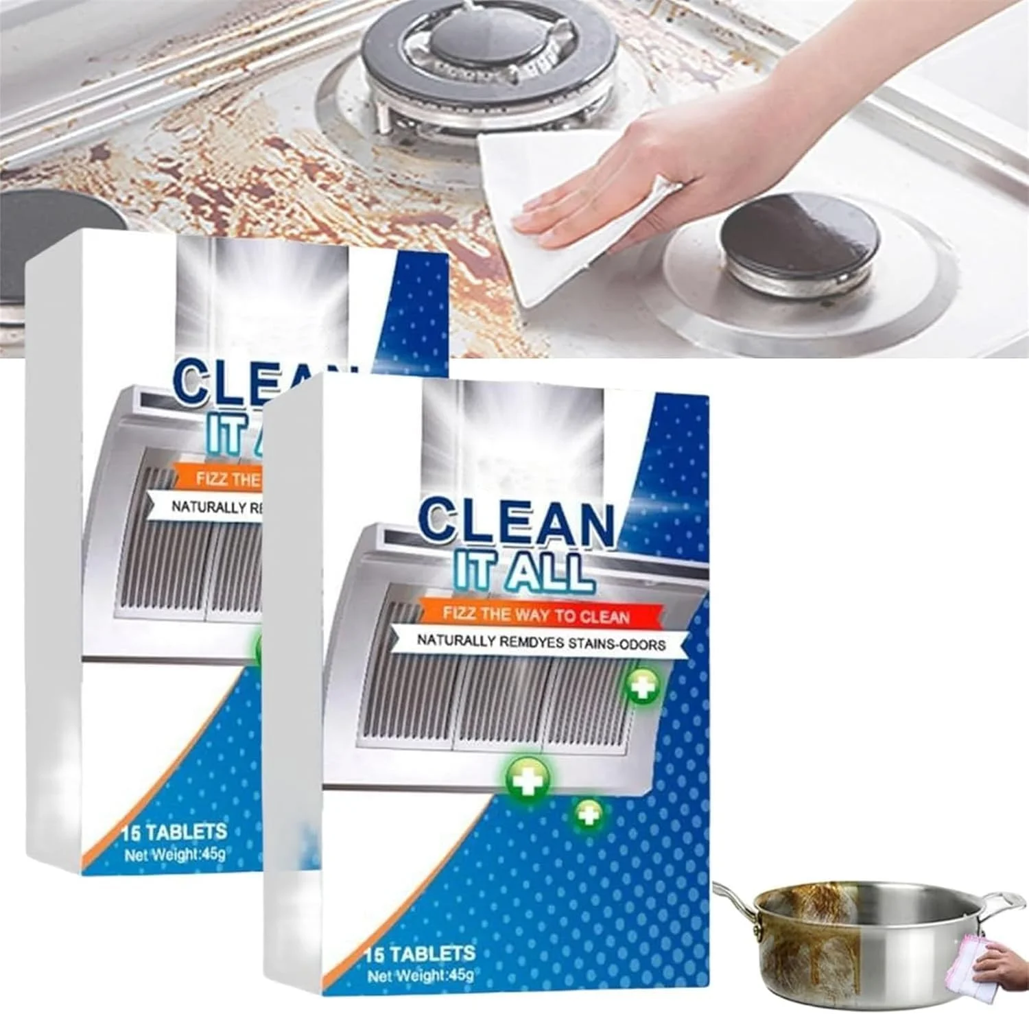 پاک کننده جوشان کولر گازی، 15 عدد در جعبه، قرص های تمیز کننده تشت تخلیه AC و HVAC، از بین برنده کپک و لکه های روغن برای واحدهای پنجره ای، مرطوب کننده ها، اجاق گازها و هودهای آشپزخانه (2 جعبه) پاک کننده جوشان کولر گازی، 15 عدد در جعبه، قرص های تمیز کننده تشت تخلیه AC و HVAC، از بین برنده کپک و لکه های روغن برای واحدهای پنجره ای، مرطوب کننده ها، اجاق گازها و هودهای آشپزخانه (2 جعبه)