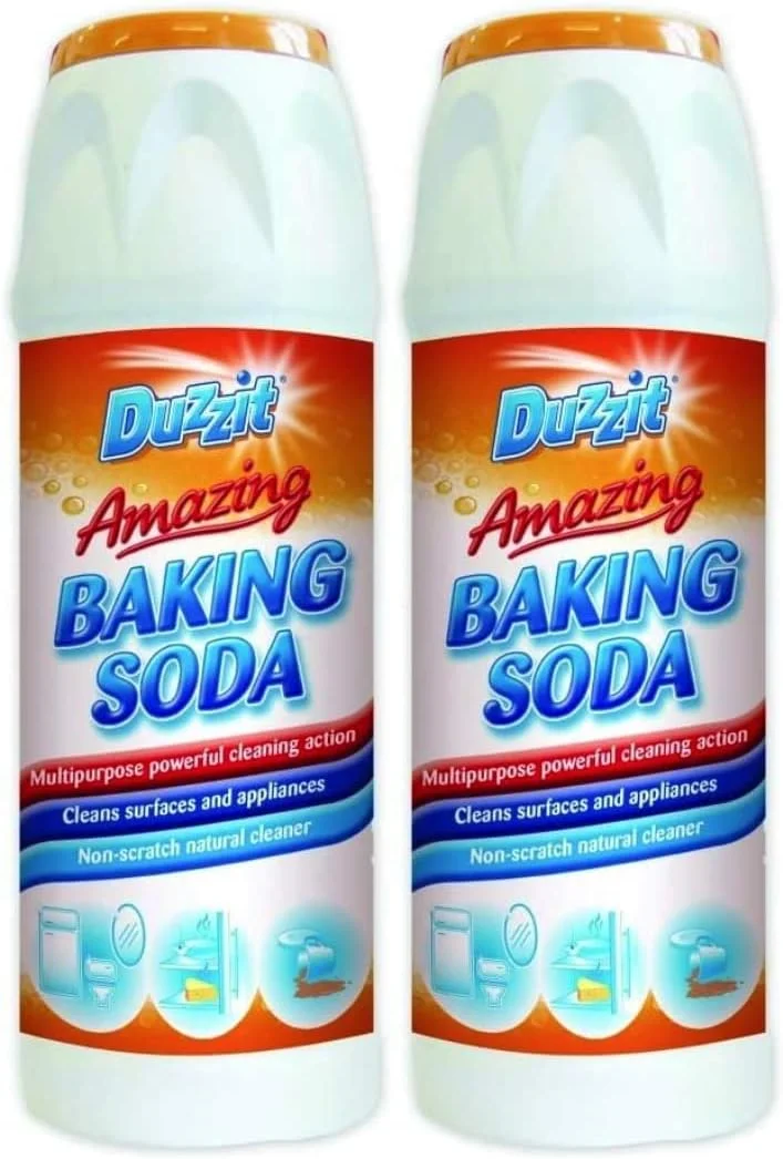 محلول پاک کننده چند منظوره خانگی جوش شیرین Duzzit - جوش شیرین شگفت انگیز 500 گرمی - بسته 2 عددی