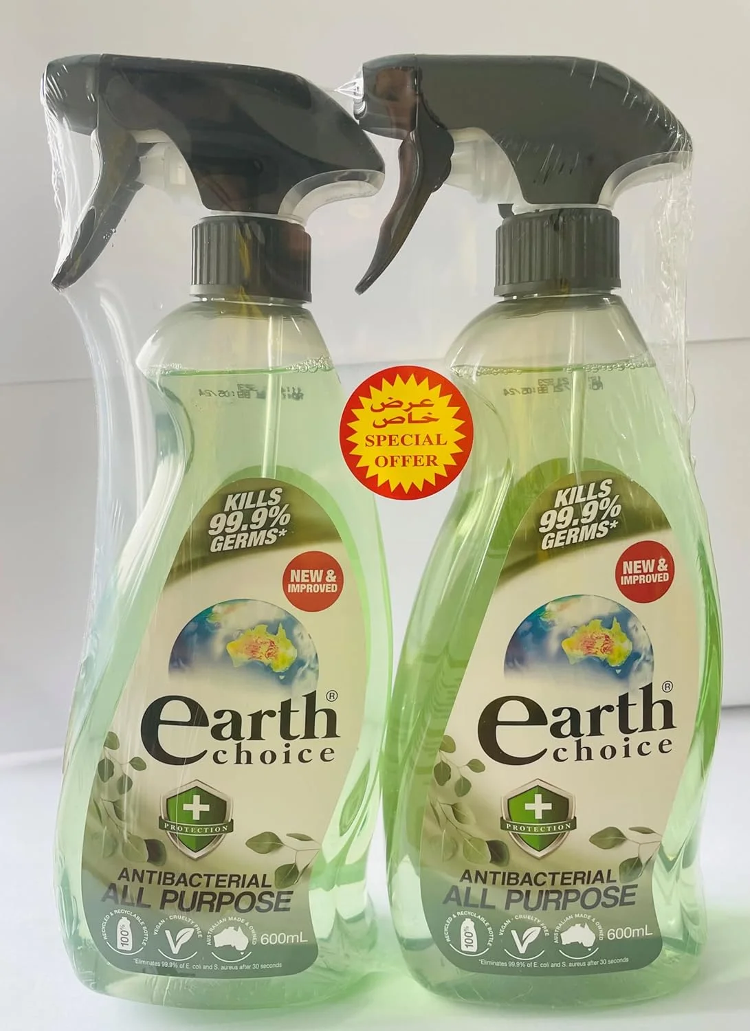 اسپری چند منظوره مایع Earth Choice، 600 میلی لیتر، بسته 2 عددی