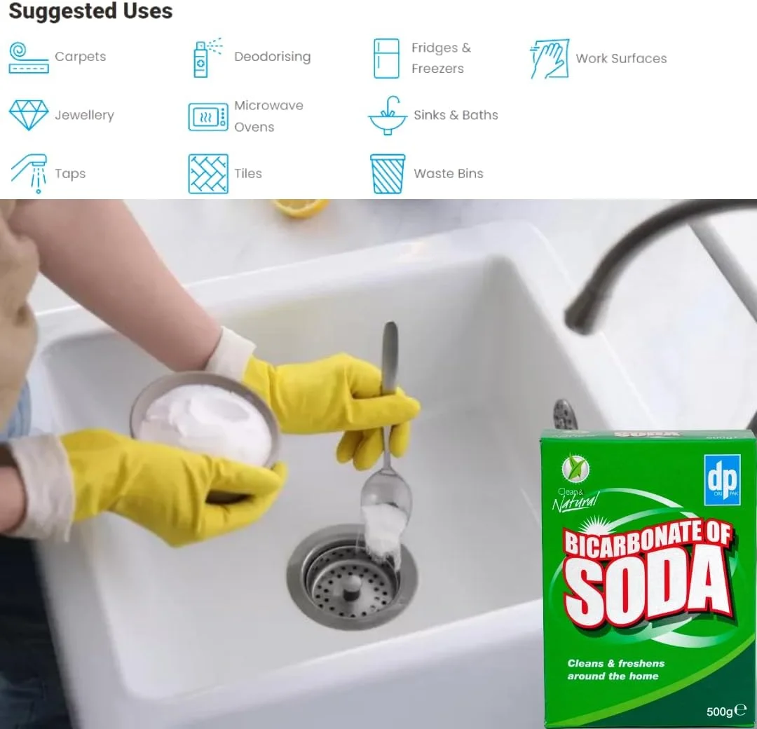 بی کربنات سدیم طبیعی و پاک دری-پک 500 گرمی بی کربنات سدیم طبیعی و پاک دری-پک 500 گرمی