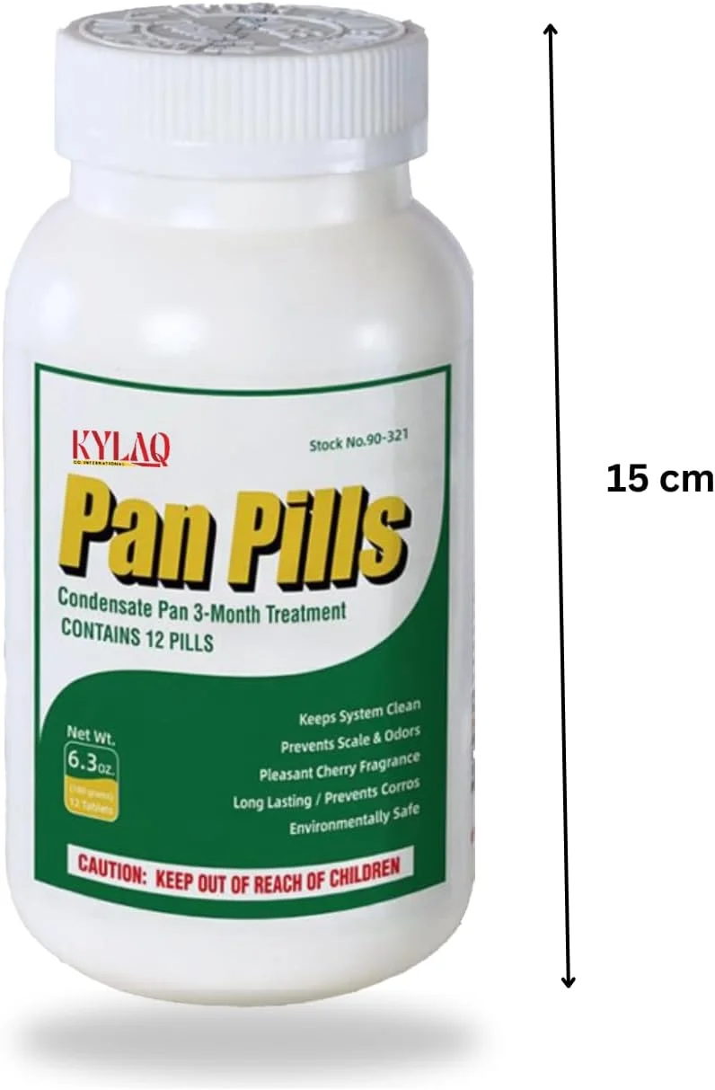 قرص های تخلیه کننده قوی – خوشبو کننده و رفع انسداد سینک، توالت و لوله – قرص های تابه ای سریع الاثر برای رفع گرفتگی و از بین بردن بو، بسته 12 عددی - KYLAQ قرص های تخلیه کننده قوی – خوشبو کننده و رفع انسداد سینک، توالت و لوله – قرص های تابه ای سریع الاثر برای رفع گرفتگی و از بین بردن بو، بسته 12 عددی - KYLAQ