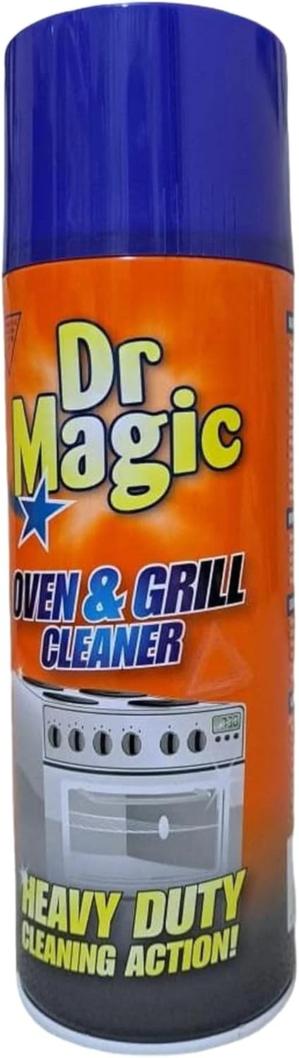 اسپری پاک کننده قوی اجاق گاز، فر و گریل دکتر مجیک، مناسب برای تمیز کردن باربیکیو، حجم 390 میلی لیتر اسپری پاک کننده قوی اجاق گاز، فر و گریل دکتر مجیک، مناسب برای تمیز کردن باربیکیو، حجم 390 میلی لیتر
