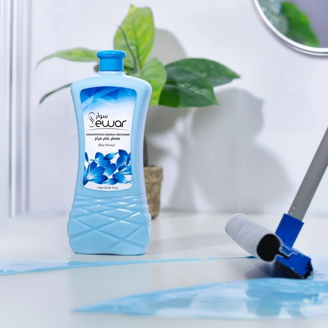 ژل خوشبو کننده و ضدعفونی کننده چند منظوره سطوح و کف شور سوار، رایحه رز و ارکیده آبی - فرمولاسیون غلیظ و ماندگار مناسب خانه، حمام و کف، 1000 میلی لیتر (تک عددی)