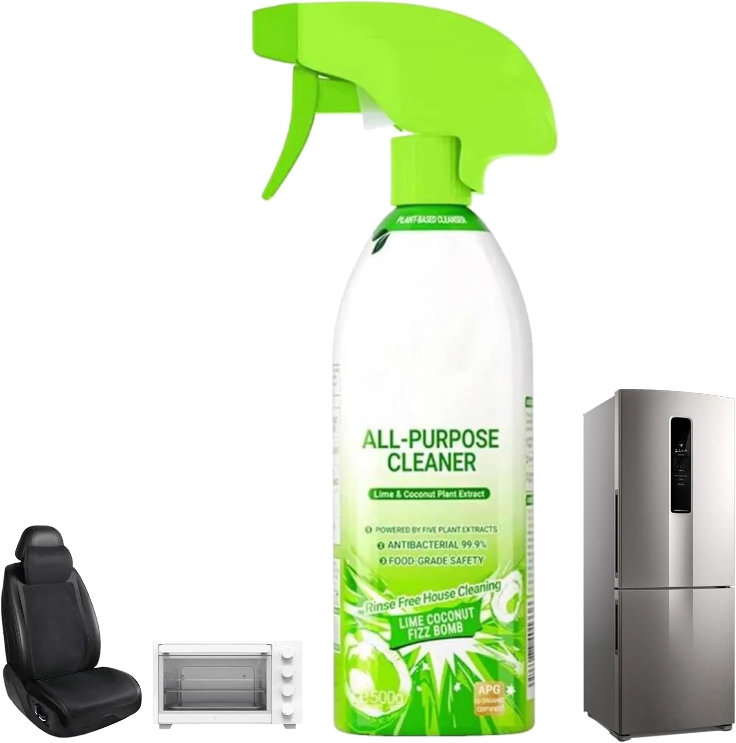 اسپری تمیز کننده آشپزخانه، اسپری تمیز کننده چند منظوره سطوح آشپزخانه | محلول 500 گرمی پاک کننده چربی مناسب برای اجاق گاز، داخل خودرو، خانه های اجاره ای و خوابگاه اسپری تمیز کننده آشپزخانه، اسپری تمیز کننده چند منظوره سطوح آشپزخانه | محلول 500 گرمی پاک کننده چربی مناسب برای اجاق گاز، داخل خودرو، خانه های اجاره ای و خوابگاه