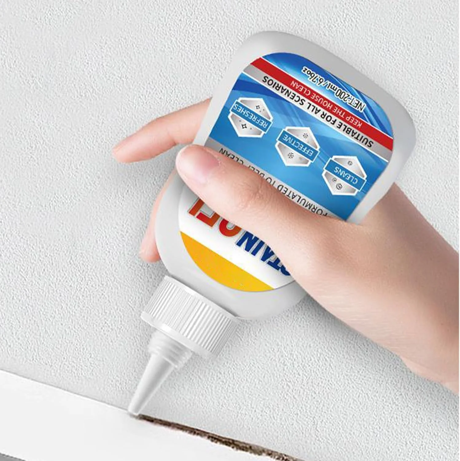 مایع تمیز کننده ماشین لباسشویی، 200 میلی لیتر - ژل چند منظوره با عملکرد سریع برای ماشین لباسشویی، اتاق لباسشویی، کاشی، دوغاب، سینک، حمام، دیوار خانه