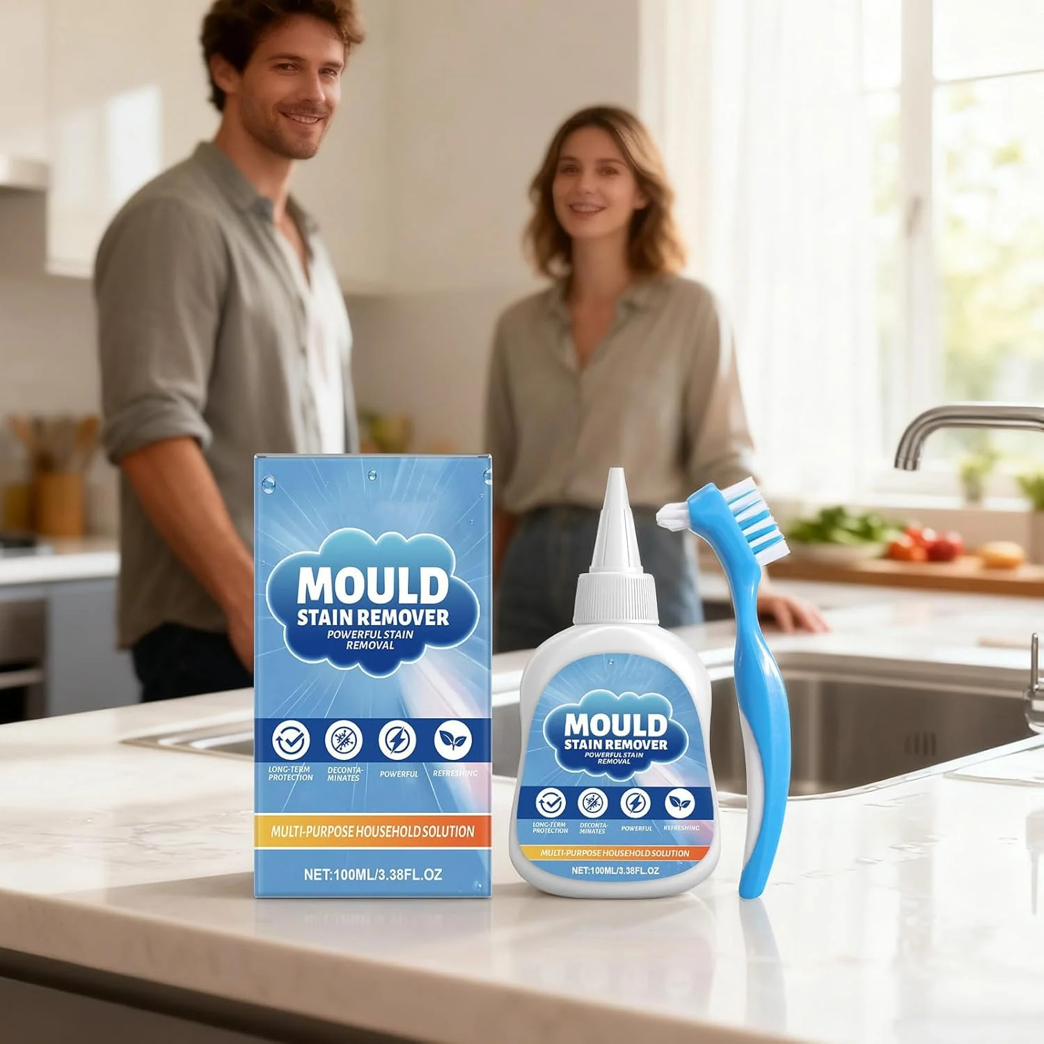 ژل پاک کننده لکه کپک، 100 میلی لیتر، رسوب زدای قوی و تمیز کننده عمیق | ژل پاک کننده کپک ماشین لباسشویی، برای حمام، دوش، آشپزخانه، توالت، ماشین لباسشویی، ماشین ظرفشویی، لباسشویی و وان حمام ژل پاک کننده لکه کپک، 100 میلی لیتر، رسوب زدای قوی و تمیز کننده عمیق | ژل پاک کننده کپک ماشین لباسشویی، برای حمام، دوش، آشپزخانه، توالت، ماشین لباسشویی، ماشین ظرفشویی، لباسشویی و وان حمام