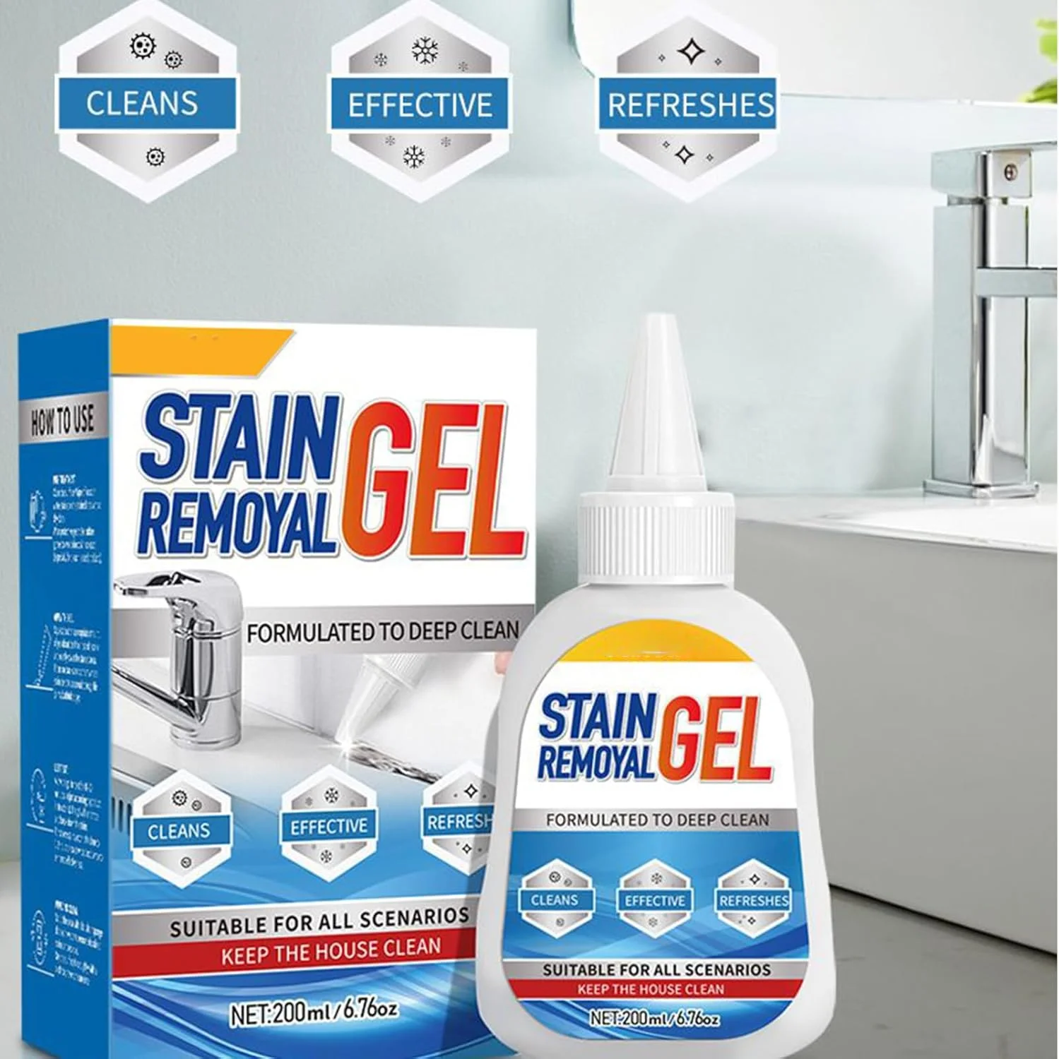 مایع تمیز کننده ماشین لباسشویی - تمیز کننده دیوار 200 میلی لیتری، ژل تمیز کننده برای کاشی دیوار سینک آشپزخانه حمام، دوغاب، روغن، ماشین لباسشویی، لکه های خانگی مایع تمیز کننده ماشین لباسشویی - تمیز کننده دیوار 200 میلی لیتری، ژل تمیز کننده برای کاشی دیوار سینک آشپزخانه حمام، دوغاب، روغن، ماشین لباسشویی، لکه های خانگی