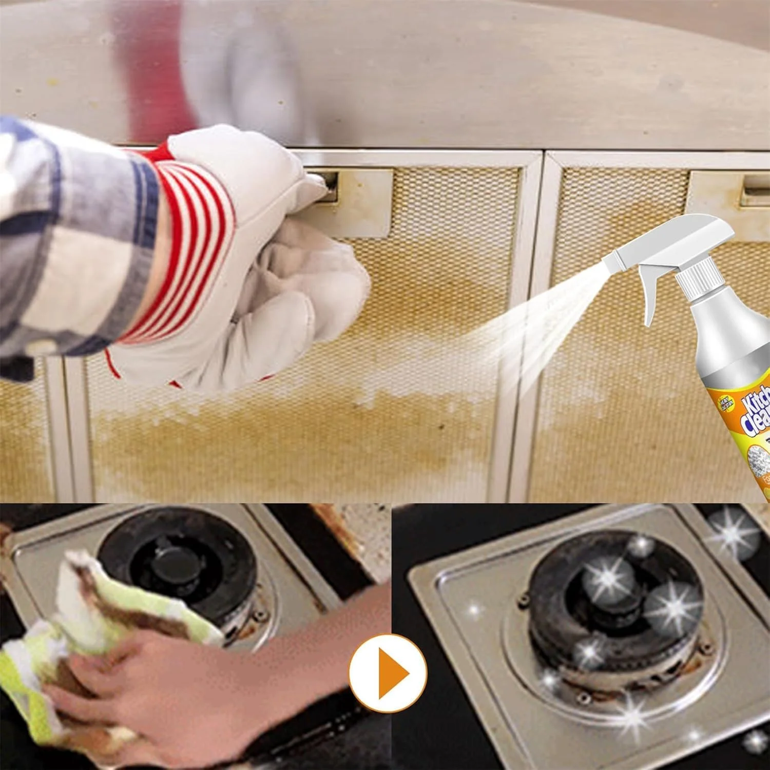 مایع تمیز کننده آشپزخانه Bgnie مدل dfgsxifc 2025 - تمیز کننده فوم آشپزخانه Sciasi، تمیز کننده فوم قدرتمند آشپزخانه، تمیز کننده فوم چند منظوره آشپزخانه، عامل تمیز کننده روغن (3 عدد)