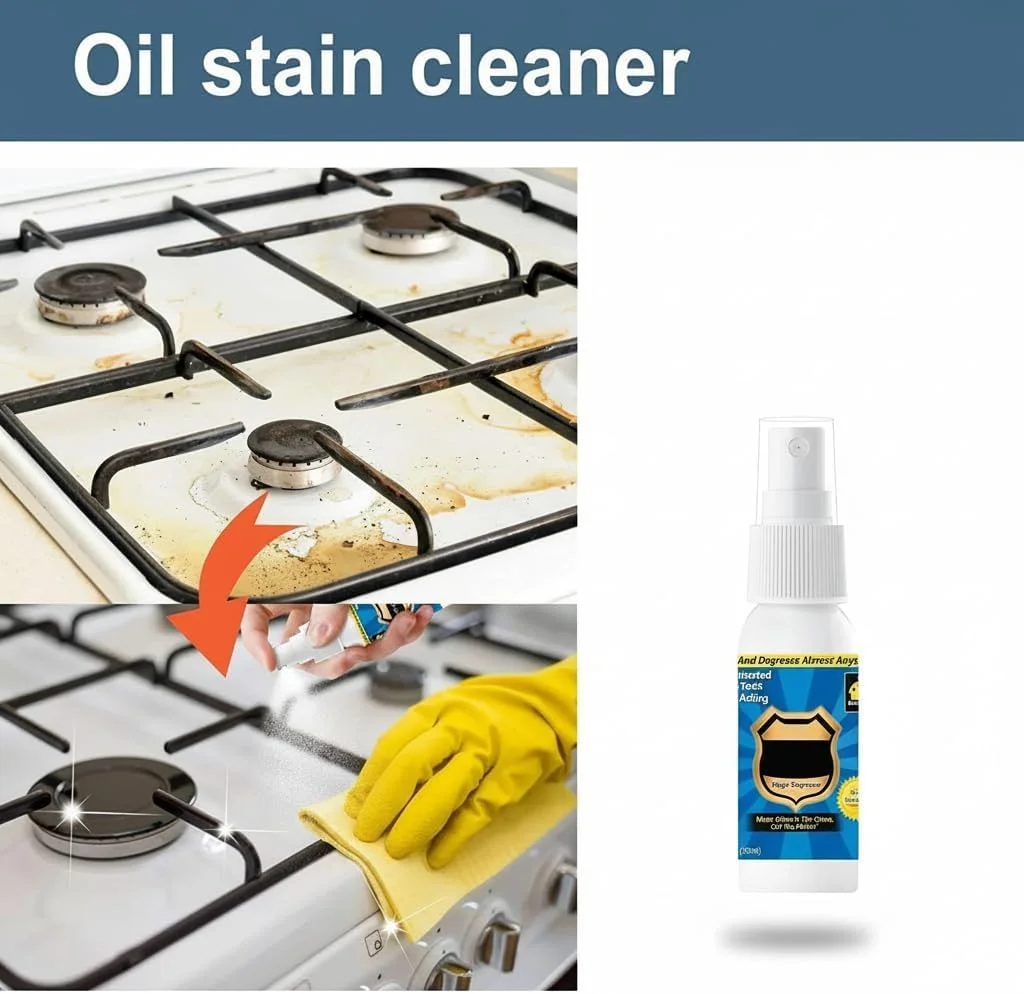 اسپری پاک کننده چربی زدای جادویی، 2 عدد، اسپری پاک کننده، اسپری های جدید پاک کننده آشپزخانه 2024، چربی زدا، پاک کننده آشپزخانه، چربی زدا، پاک کننده چند منظوره بدون نیاز به شستشو (30 میلی لیتر)