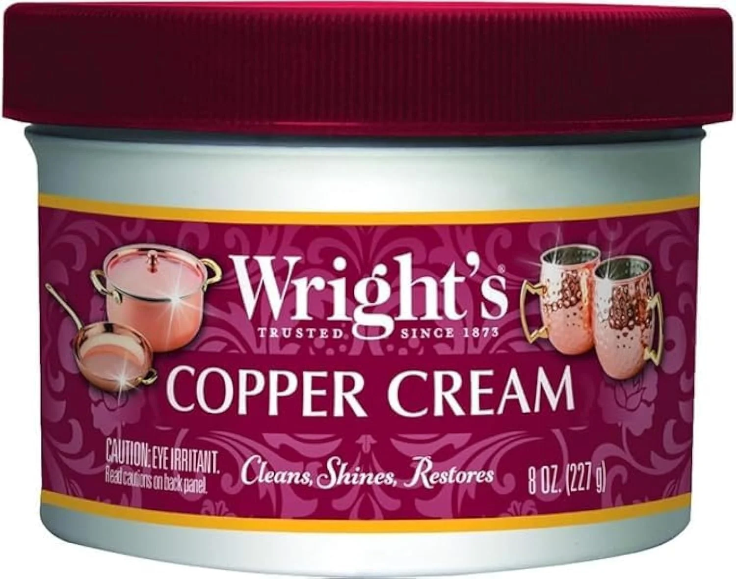 پاک کننده کرمی مس و برنج - به آرامی تمیز می کند و سیاهی را بدون خراش از بین می برد، سفید، 236 میلی لیتر، بسته 3 عددی پاک کننده کرمی مس و برنج - به آرامی تمیز می کند و سیاهی را بدون خراش از بین می برد، سفید، 236 میلی لیتر، بسته 3 عددی