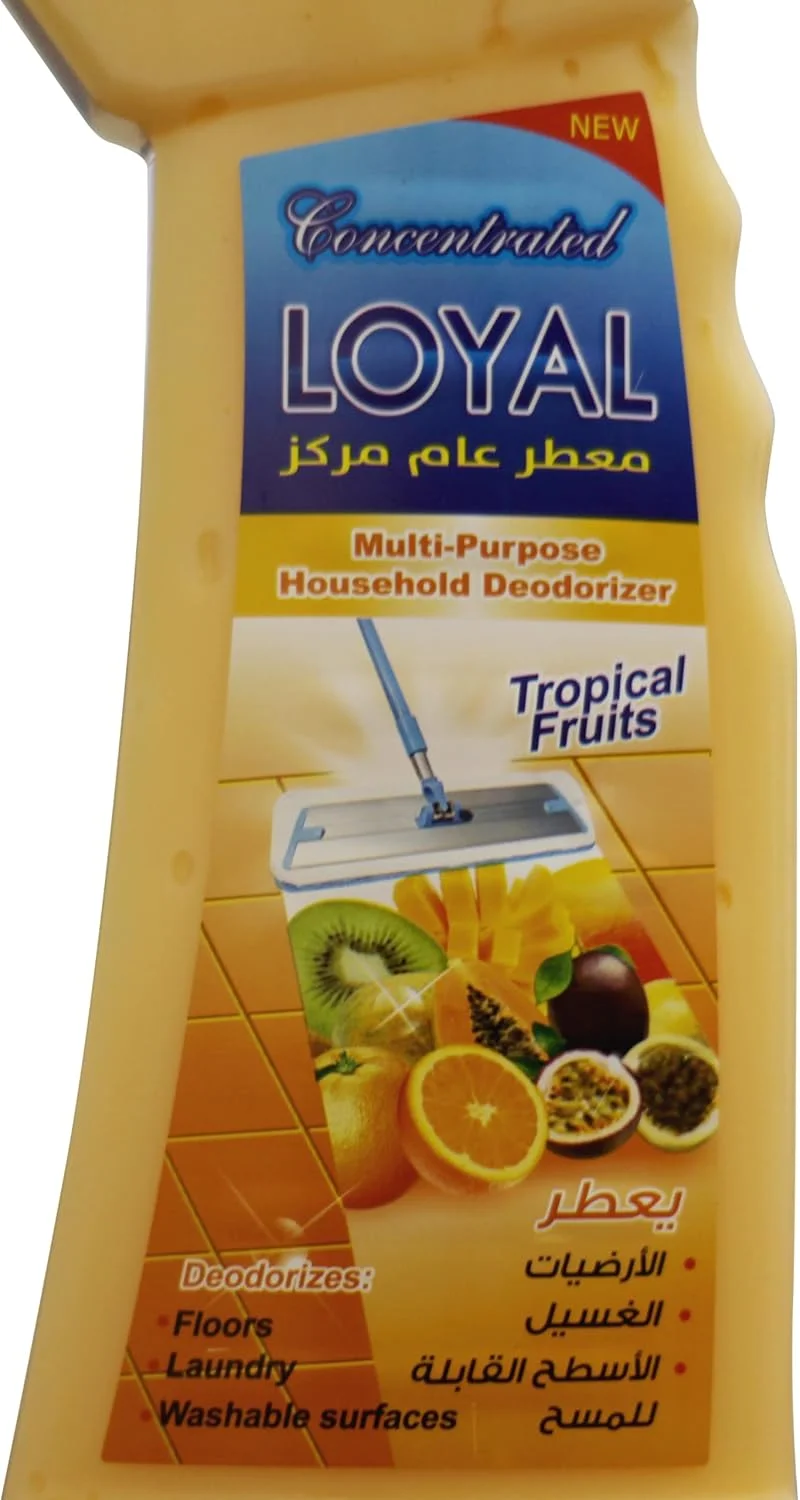 خوشبو کننده چند منظوره و غلیظ خانگی لویال، تمیز کننده کف با رایحه میوه های استوایی - 700 میلی لیتر